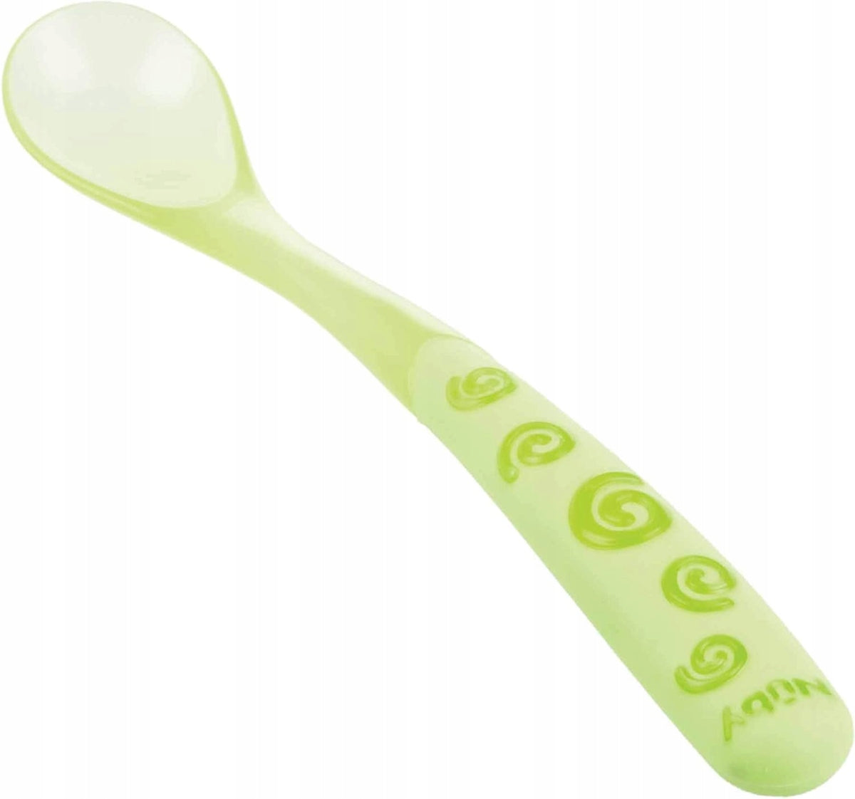 NUBY Löffel mit weicher Spitze und langem Griff 6 m+ 3 Stück
