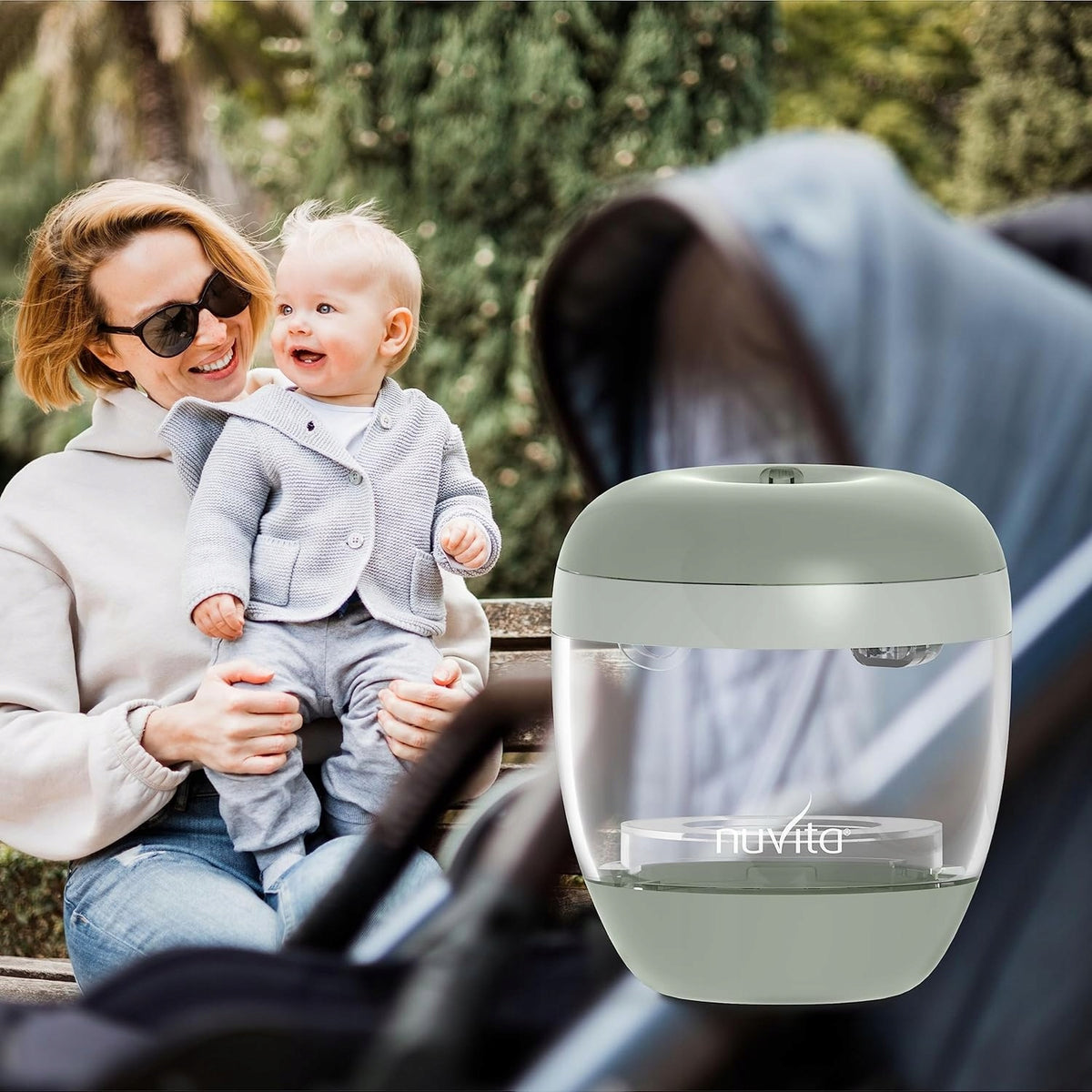 NUVITA MellyPlus 2 stérilisateur UV portable pour tétines et biberons 2 minutes