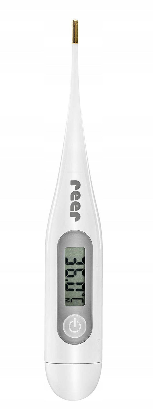 REER ClassicTemp elektronisches LCD-Fieberthermometer mit Goldspitze