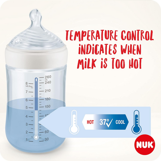 NUK Perfect Start Nature Sense 0-18 üvegek és kiegészítők szett