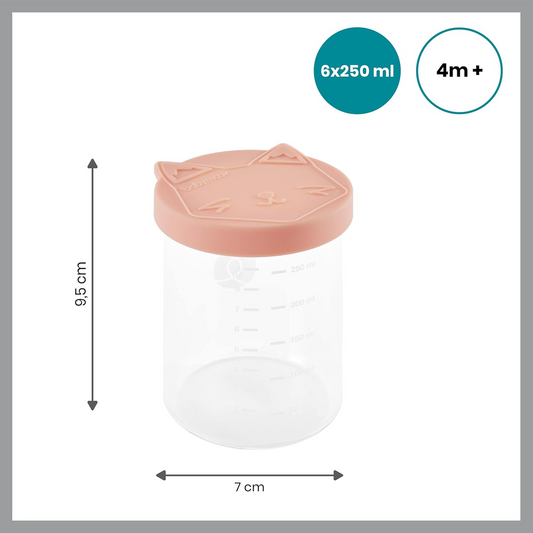 BABYMOOV ISY BOWLS ΓΥΑΛΙΝΑ δοχεία 6x250ml