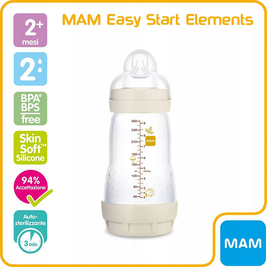 MAM Easy Start antikolikus cumisüveg 260 ml 2 hónap+
