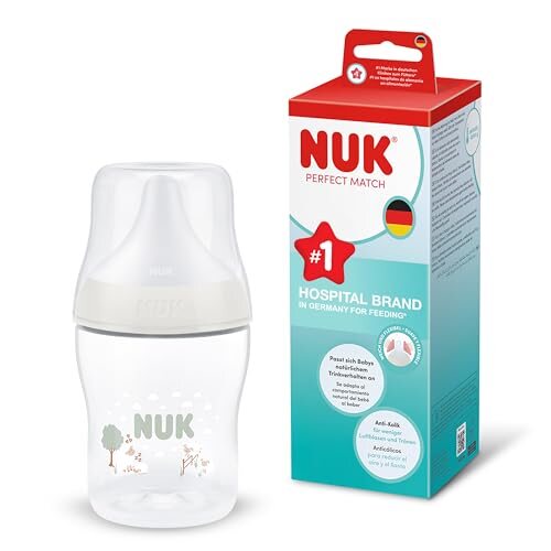 NUK Perfect Match butelka antykolkowa 150 ml od 0 mies. Owieczki