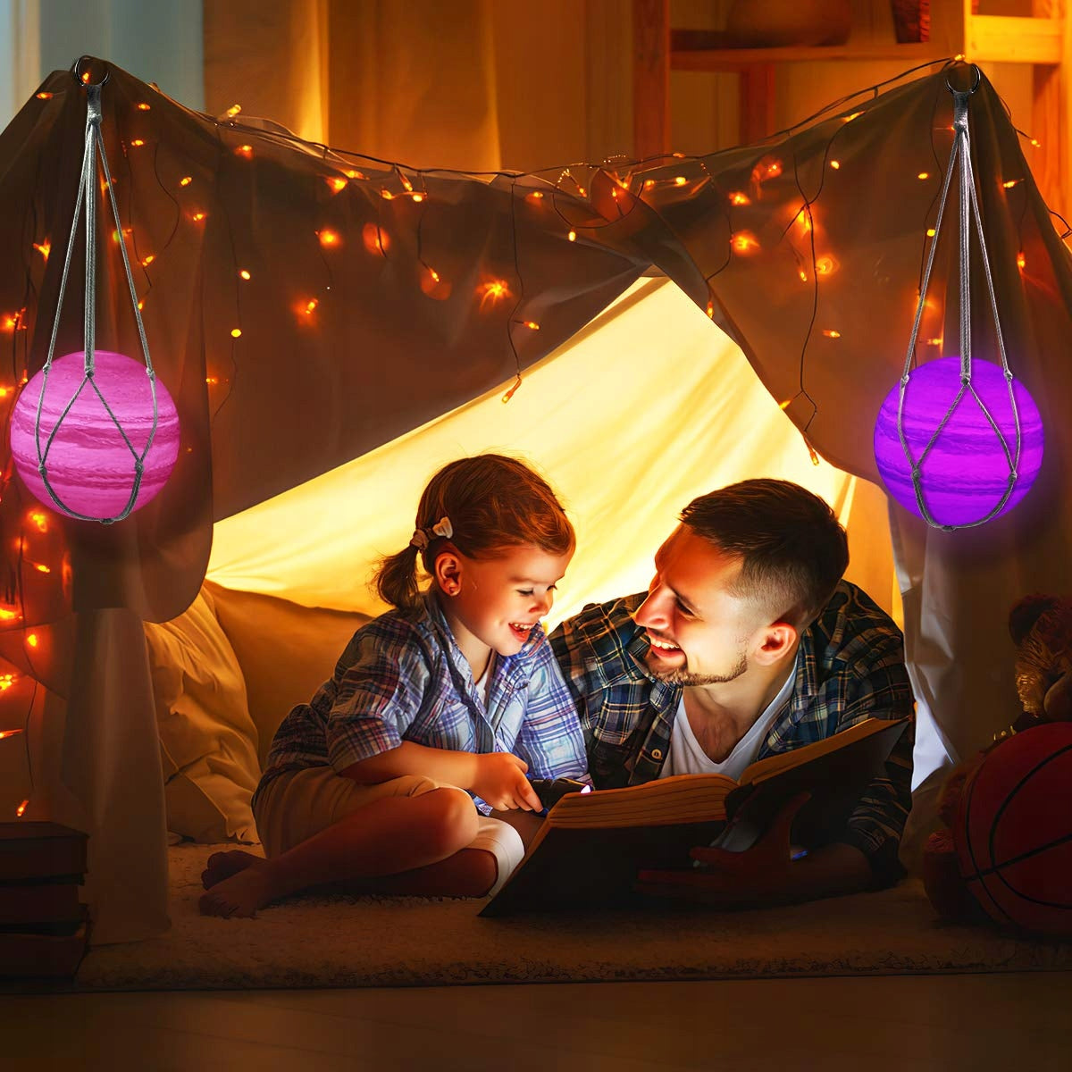COMOKIN nočná lampa mesiac 16 farieb + diaľkové ovládanie