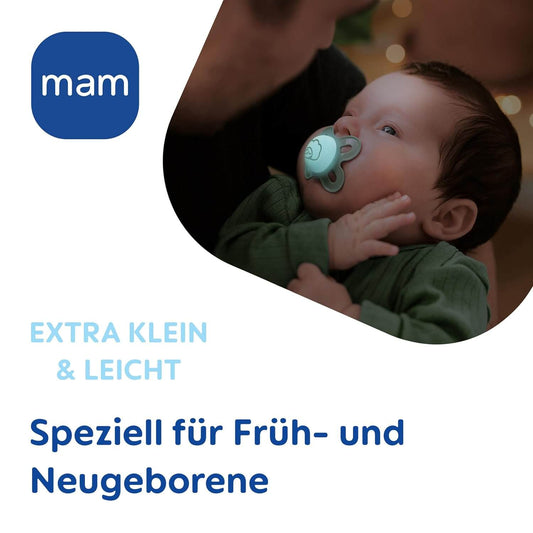 Originální dudlíky MAM Day&Night 0–6m x4 SVÍTÍCÍ
