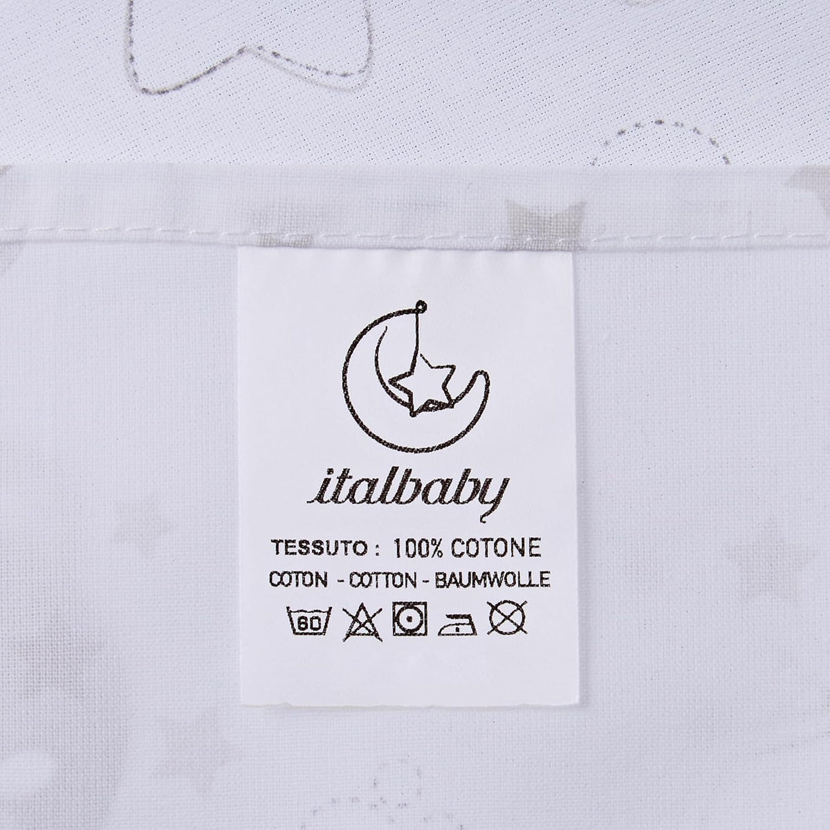 ITALBABY set di biancheria da letto 3 pezzi 115X175 / 40X60 / 60X130