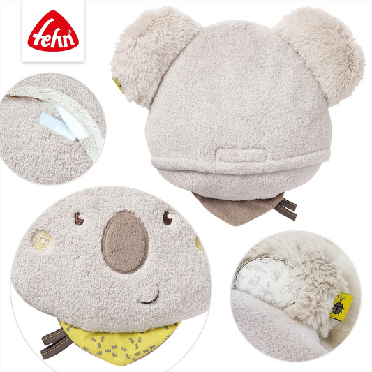 FEHN Koala Australia plyšový termofor s třešňovými peckami 20 x 20 cm