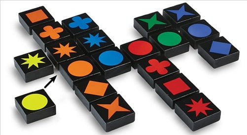 999 GAMES Qwirkle spel 108 houten tegels + etui