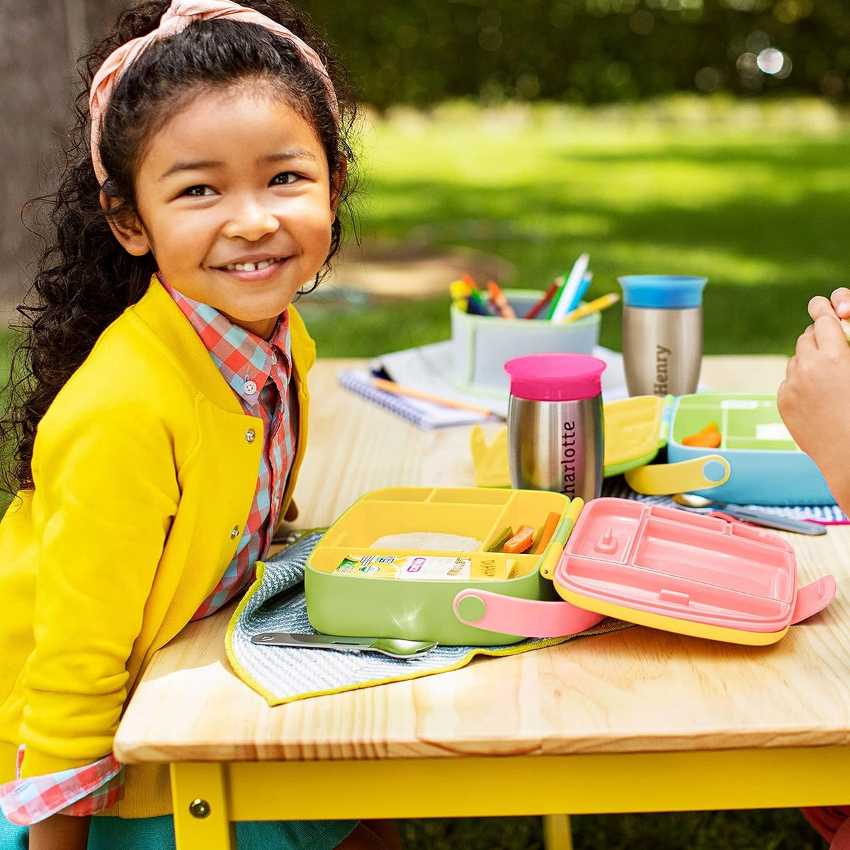 MUNCHKIN Bento Box lunchbox + bestek, 5 vakken
