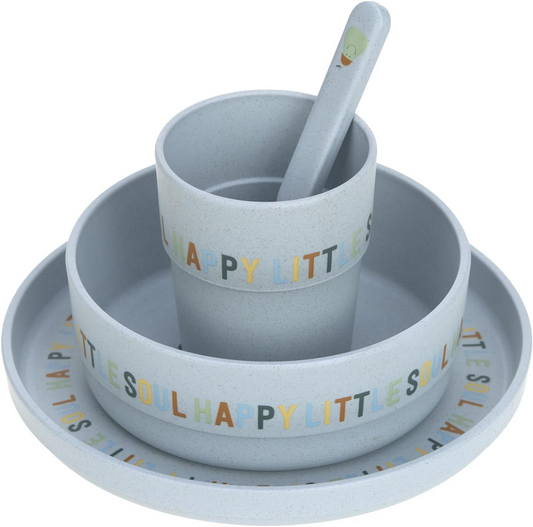 LASSIG set di stoviglie senza melamina Happy Fruits Lemon