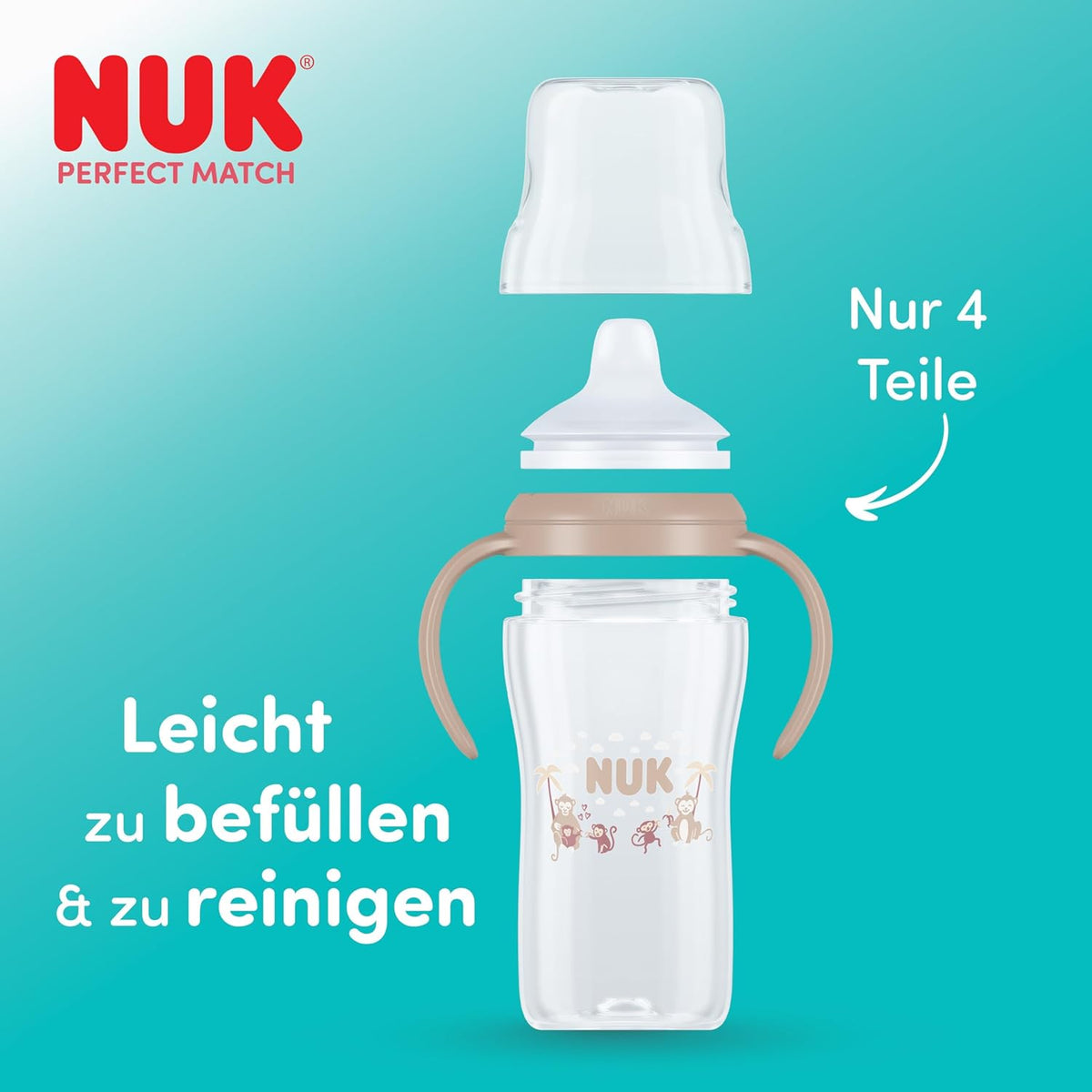 Tasse d’apprentissage NUK Perfect Match Learner 150 ml 6 mois et +