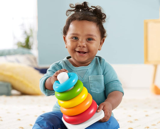 FISHER-PRICE Stapelturm mit 5 Ringen 21 cm