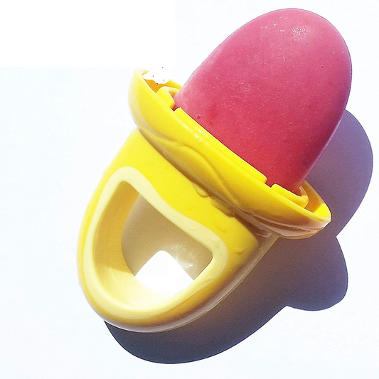 NUBY stampo per ghiaccioli a forma di ciuccio 2 pezzi + vassoio per congelare