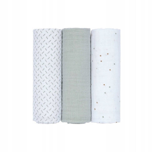 LASSIG bawełniane OTULACZE x3 85x85
