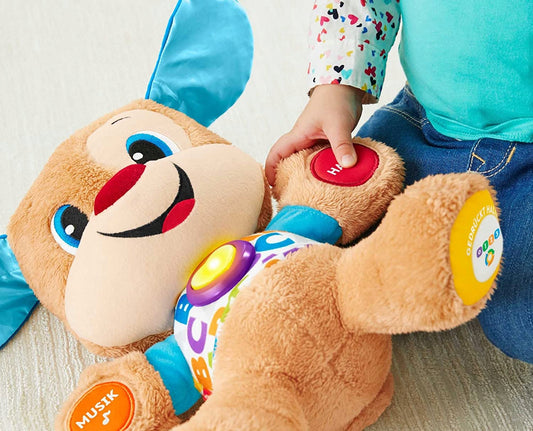 FISHER-PRICE perrito educativo para bebés en alemán