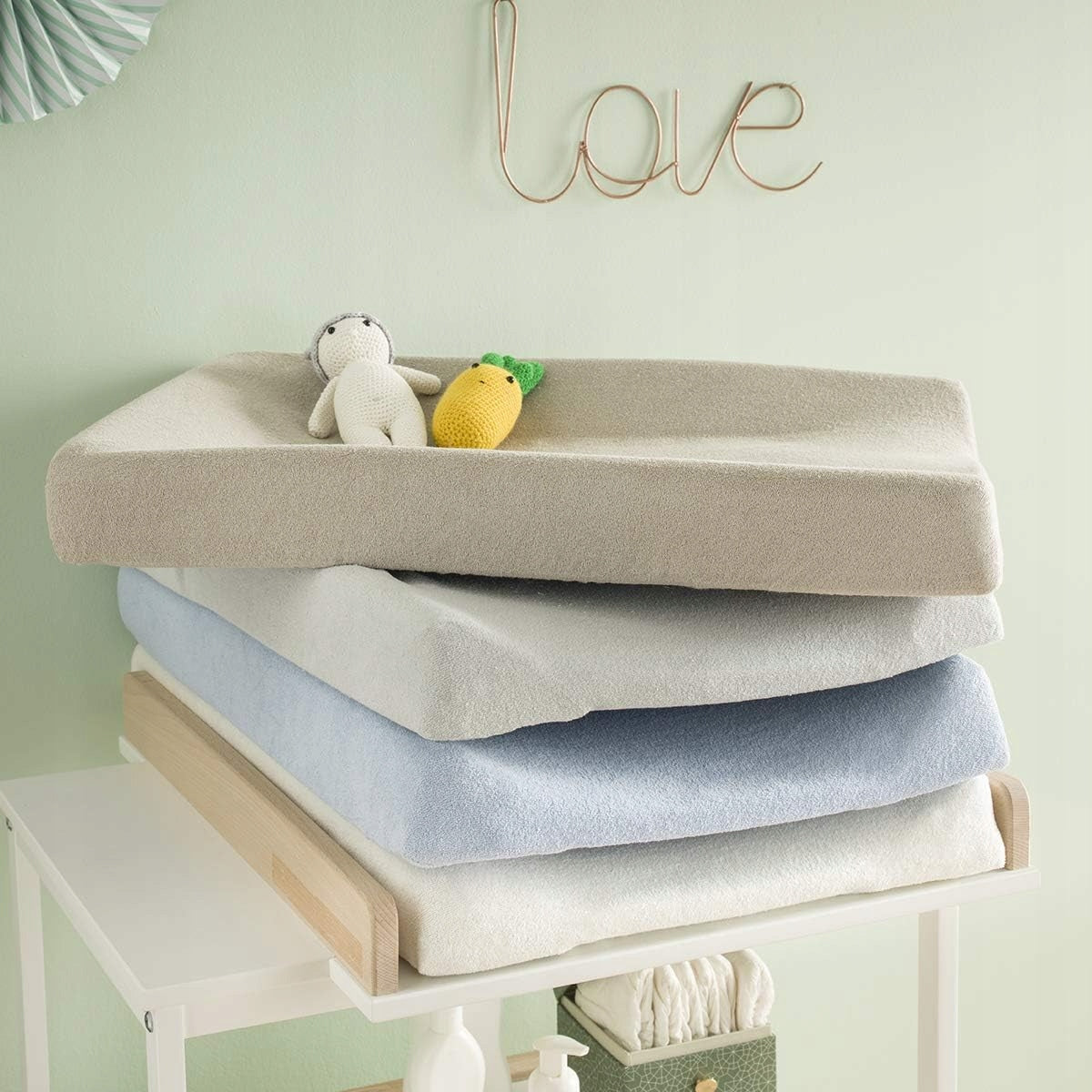 BABY CALIN Wickelauflagenbezug 50x70 Frottee