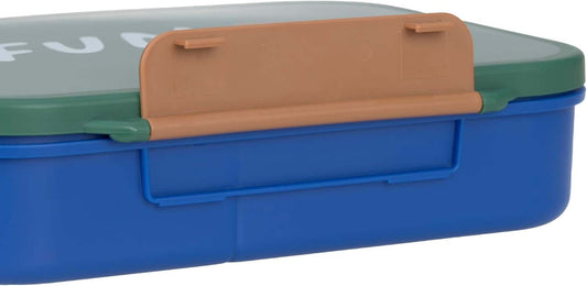 LÄSSIG Bento boîte à goûter compartimentée 17 × 21 cm Arc-en-ciel