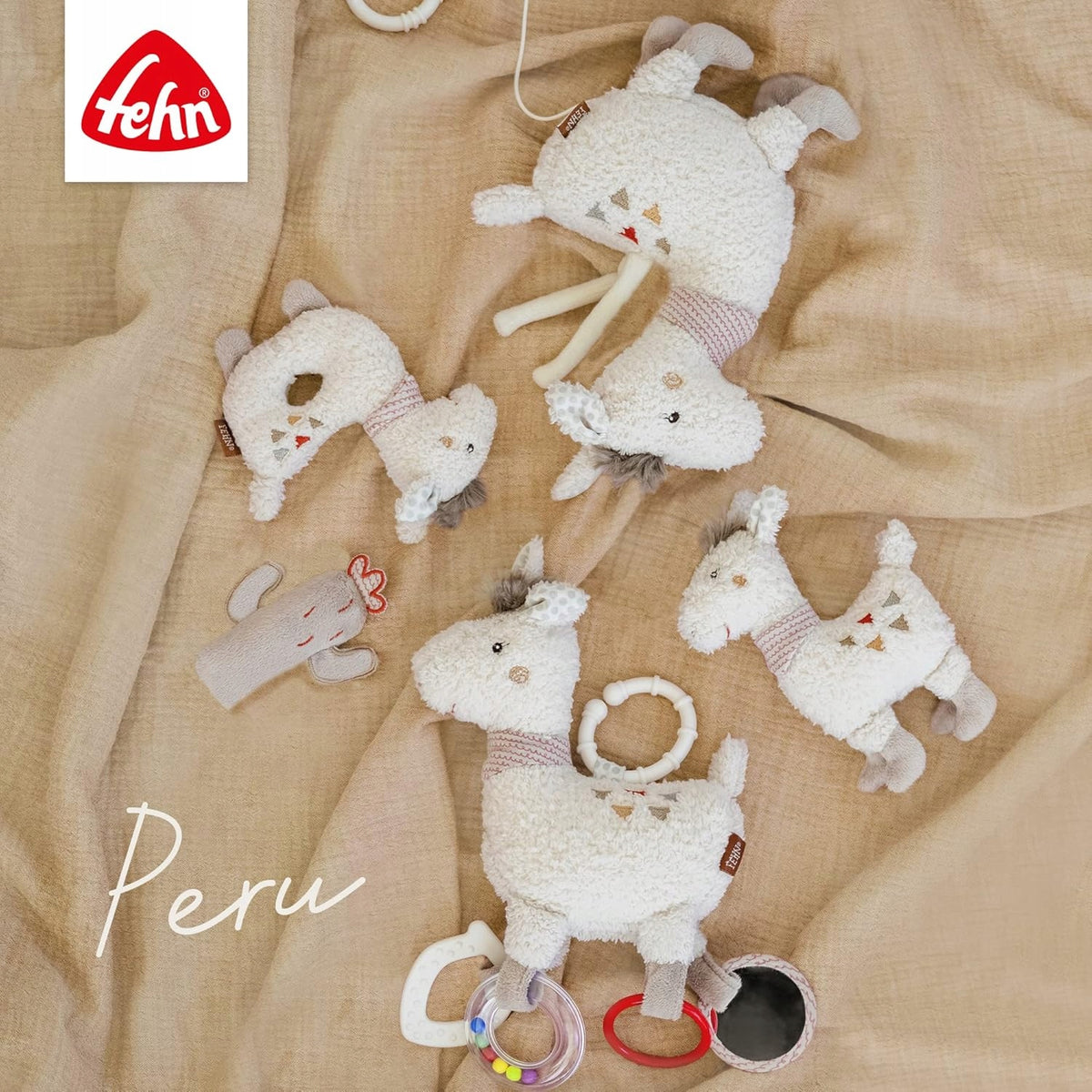 FEHN Peru ASCIUGAMANO CON CAPPUCCIO 80x80 cm