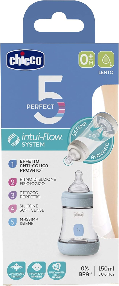 CHICCO butelka Perfect5 0m+ 150ml