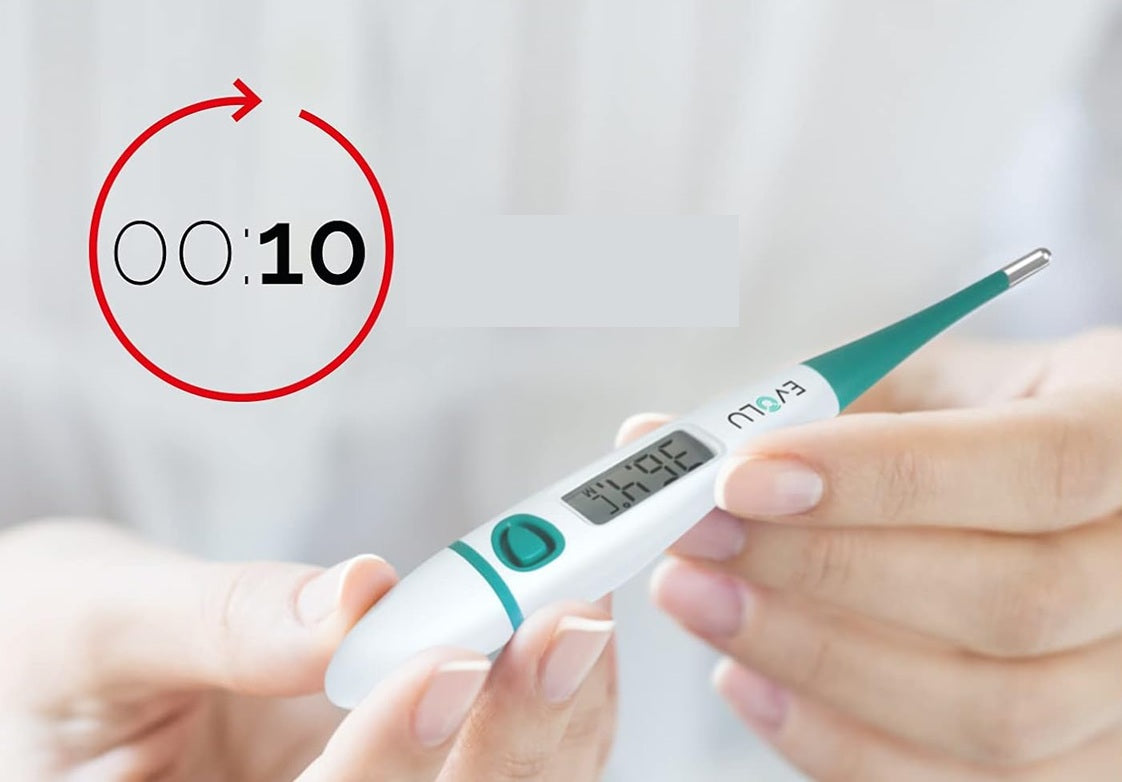 EVOLU DMT-4318 digitális hőmérő rugalmas végződéssel + tok 10 másodperc