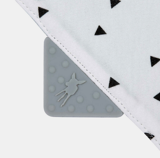 LASSIG bandana se silikonovým kousátkem 0–12 m