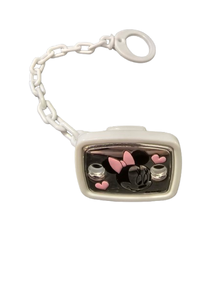 VALENTI DISNEY Minnie porta succhietto + catenella rivestimento PVD (argento)