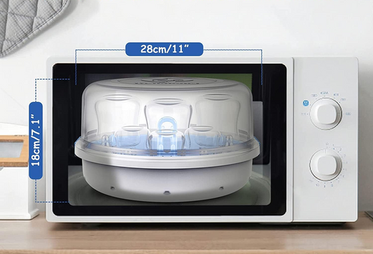 BELLABABY BLA8913 mikrobølgesterilisator + tang