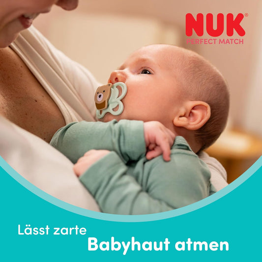 NUK Мечо Пух Air успокояващ силиконов биберон 0-6m x2