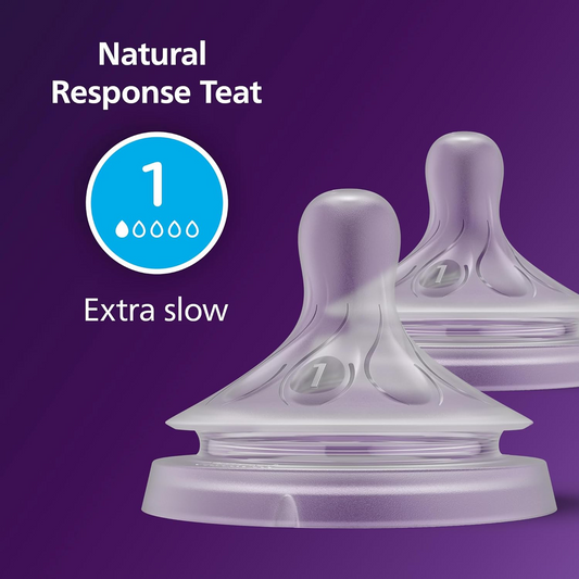 PHILIPS AVENT Natural RESPONSE θηλές μπιμπερό 0 μηνών x2