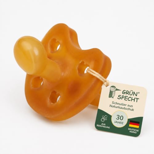 GRÜNSPECHT narresut af naturgummi 6-18m