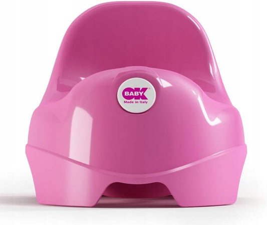 OKBaby – różowy nocnik widziany z przodu