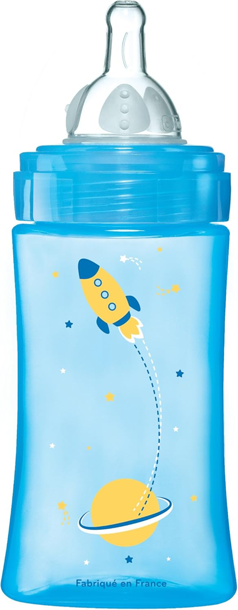 DODIE butelka 270 ml smoczek 2 średni przepływ 0-6 m KRÓLIK