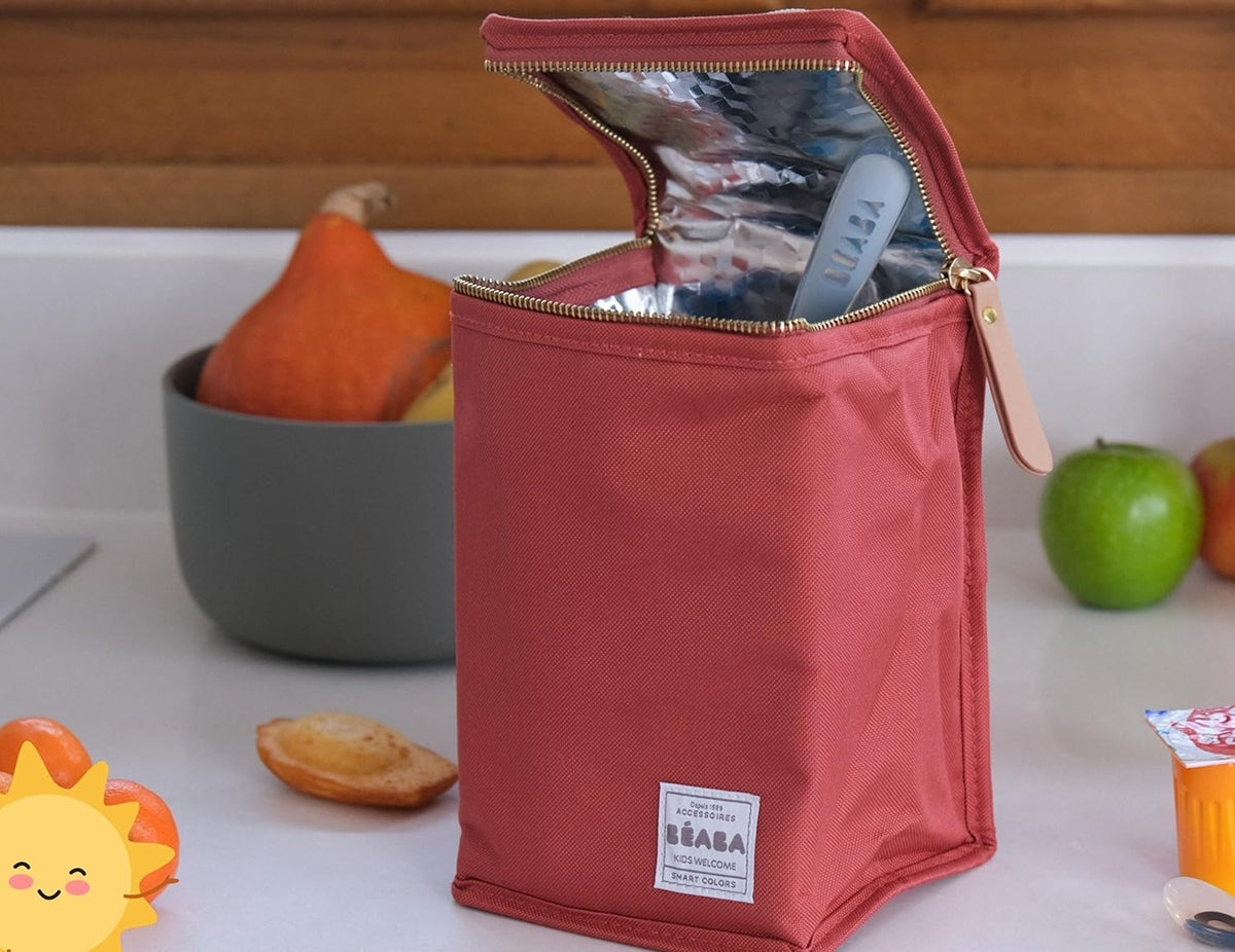 BEABA bolsa isotérmica para biberones y alimentos 15 x 22 cm