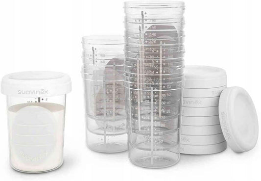 SUAVINEX recipiente pentru depozitare 10 x 200ml