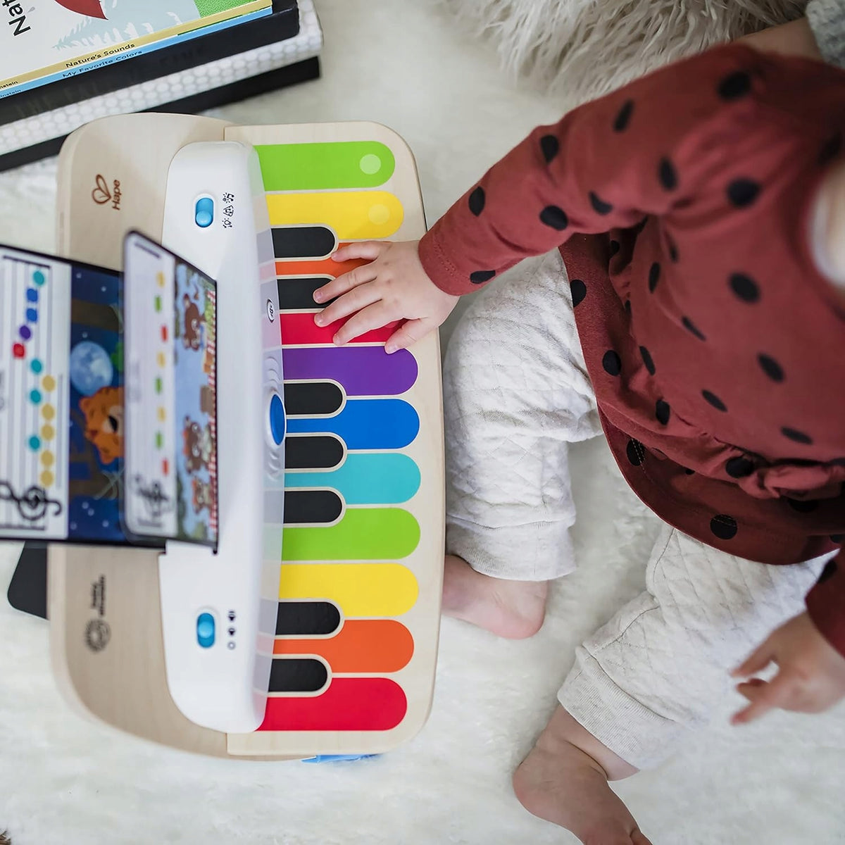 HAPE BABY EINSTEIN ξύλινο πιάνο αφής χωρίς κάρτες μουσικής