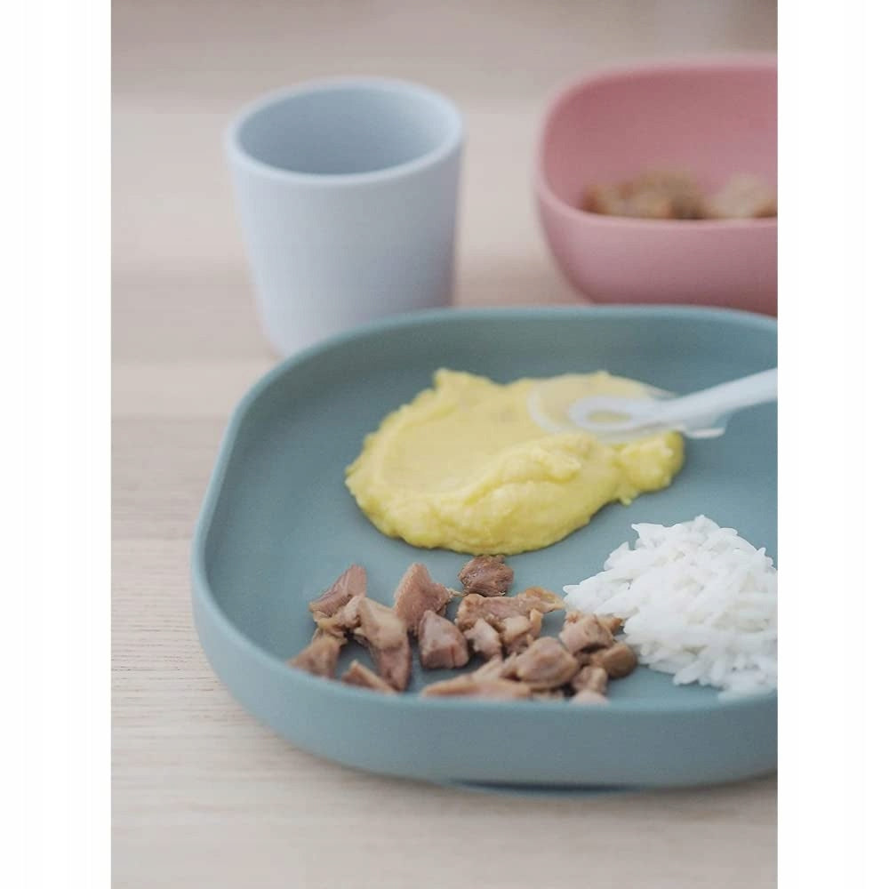 BEABA silicone utensil set