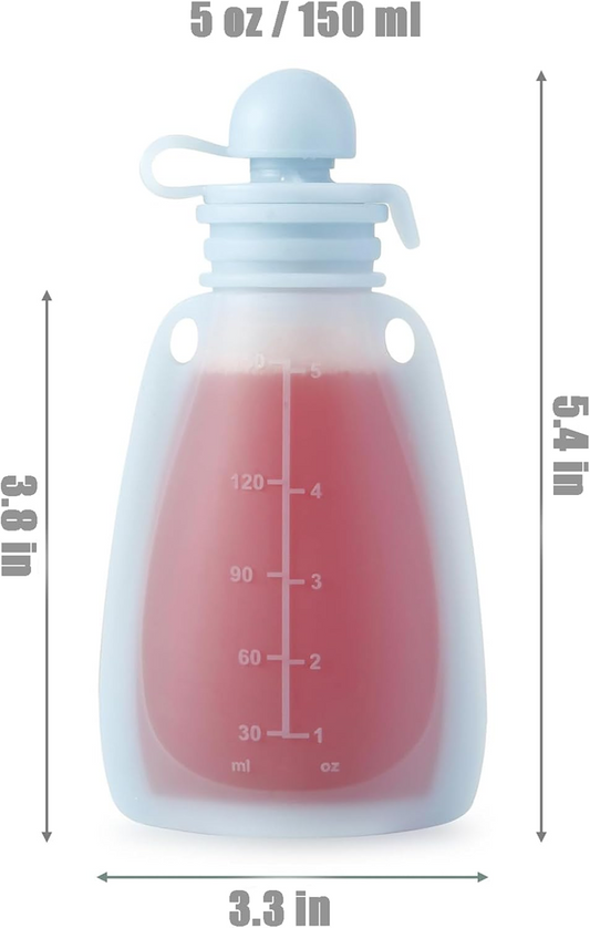 PANDAEAR Sacche per Conservazione Alimenti in silicone x4