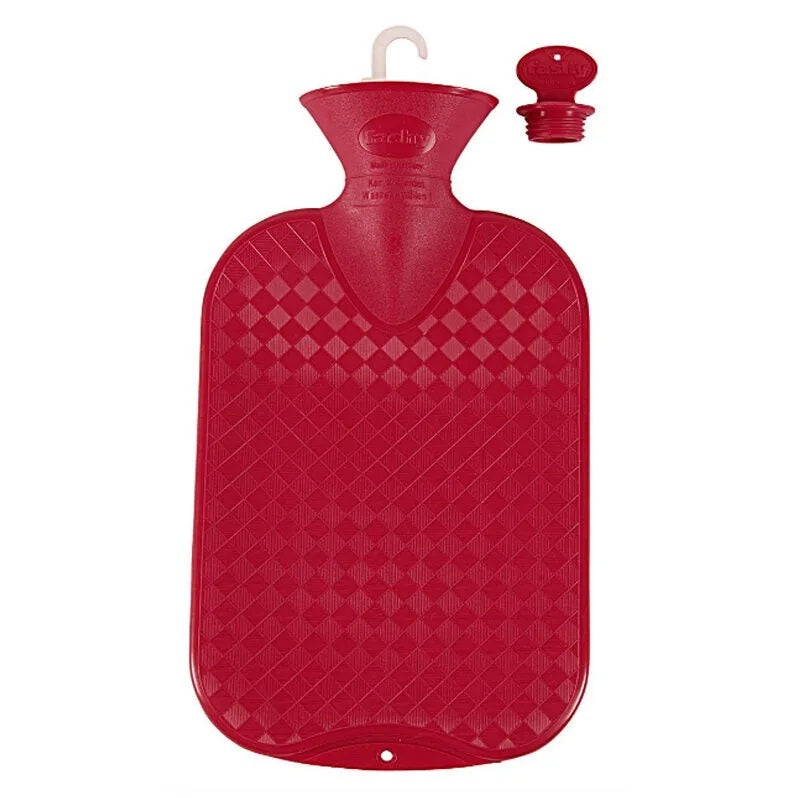 FASHY varmvattenflaska av gummi 2 liter 20 x 32 cm
