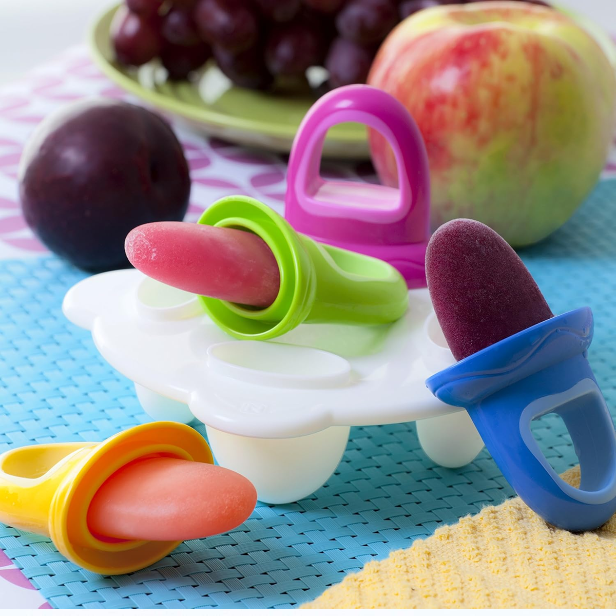 NUBY ijsvorm in de vorm van een fopspeen 2 stuks + vriestray