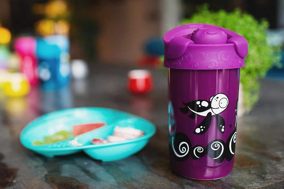 TOMMEE TIPPEE No Knock-kop med drikketud 300 ml 18 m+ SKILDPADDE
