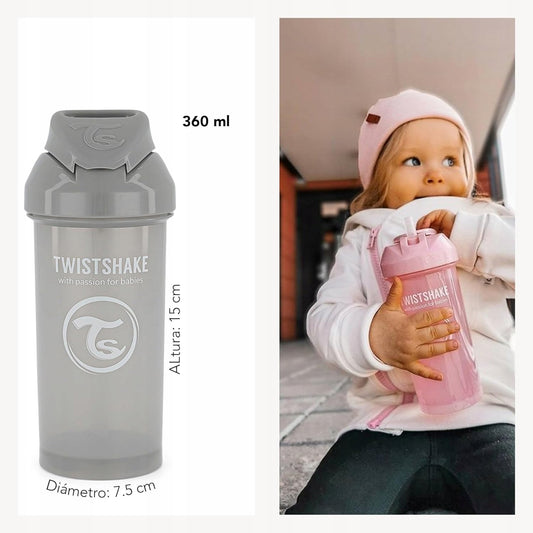 TWISTSHAKE boquilla y 2 pajitas para vaso STRAW CUP