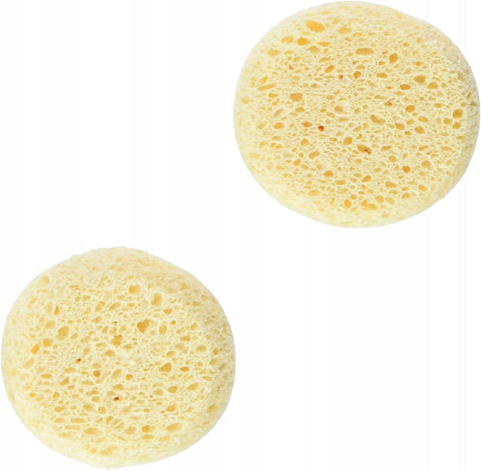 TIGEX naturalne gąbki roślinno-bawełniane dla dzieci 5x6 cm 2 sztuki