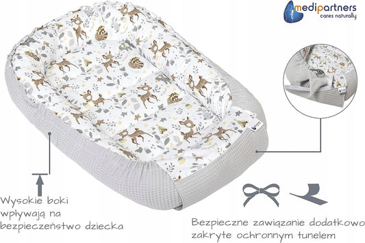 MEDIPARTNERS kokon niemowlęcy gniazdo 90 x 50