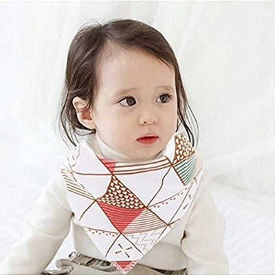 LULU MOON bryndáčky bandana na patent 0-36 měsíců x8