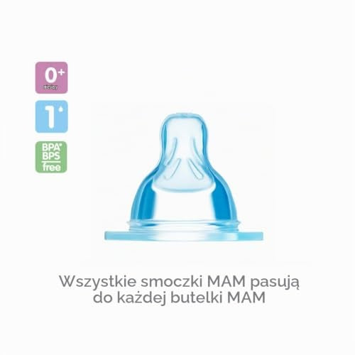MAM SkinSoft – grafika przezroczystego smoczka