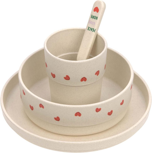 LASSIG servies set zonder melamine Happy Rascals