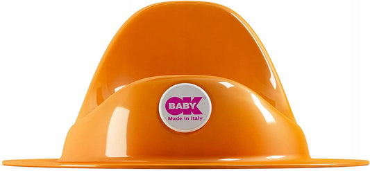 OKBABY Ergo nakładka na sedes pomarańczowa, ergonomiczna nakładka do toalety z wysokim oparciem