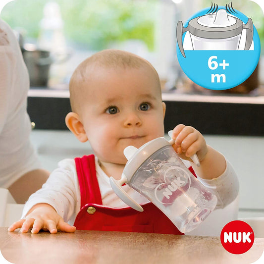 NUK leerset voor drinken beker + 3 tuitjes