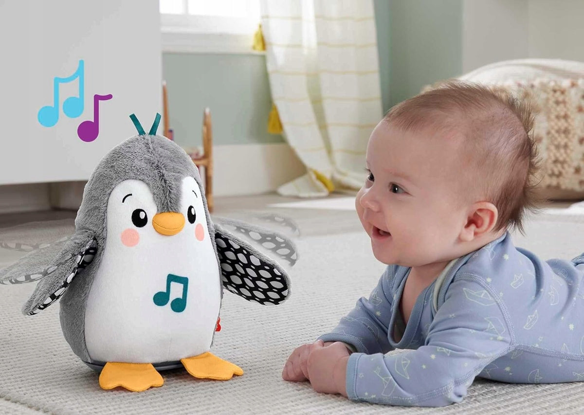Fisher Price HNC10 – grafika katalogowej funkcji muzycznej, która nie działa w oferowanym egzemplarzu