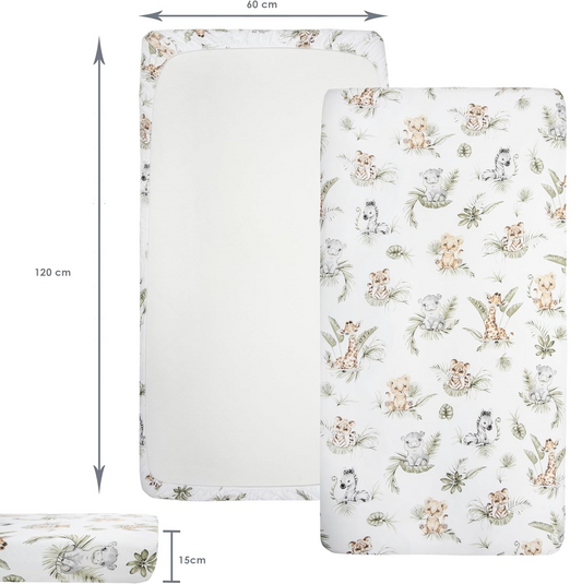 MEDIPARTNERS чаршаф за креватче 60cmx120cm x3